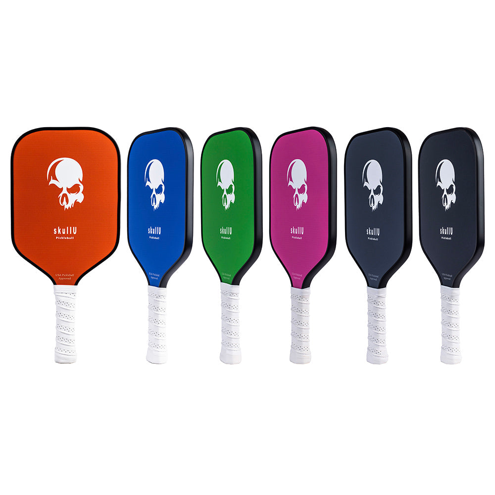 skullU Pickleball - White