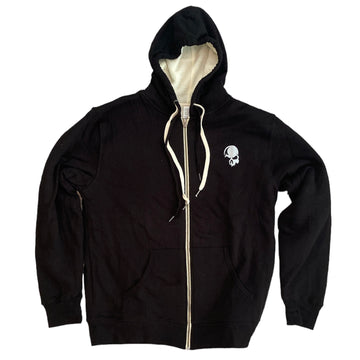 Sherpa zip up hoodie